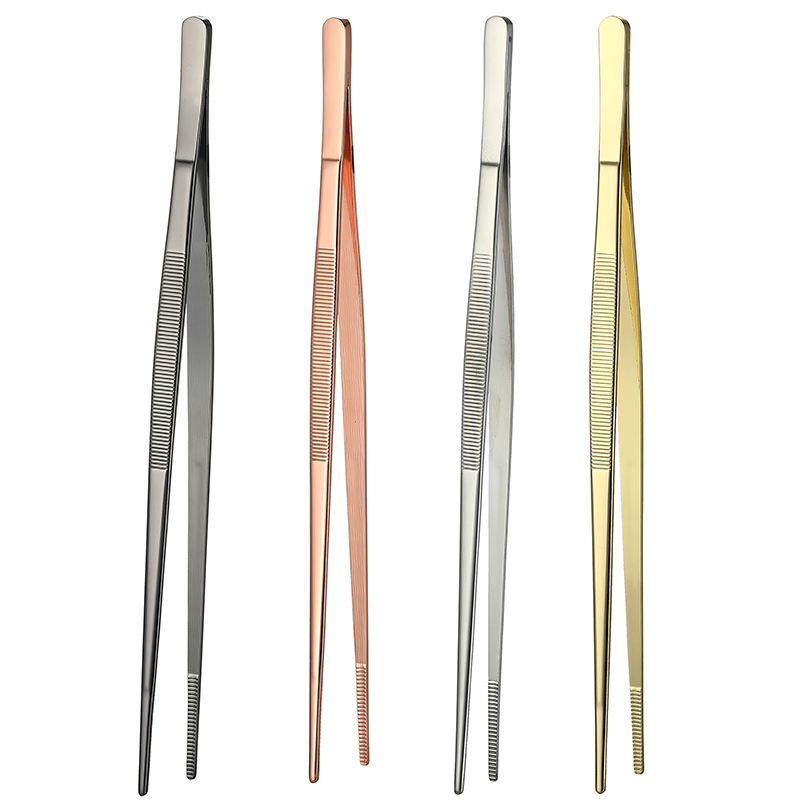 Kitchen Gadgets Gold - Edelstahl-Pinzette für Küche, Meeresfrüchte und Bar,