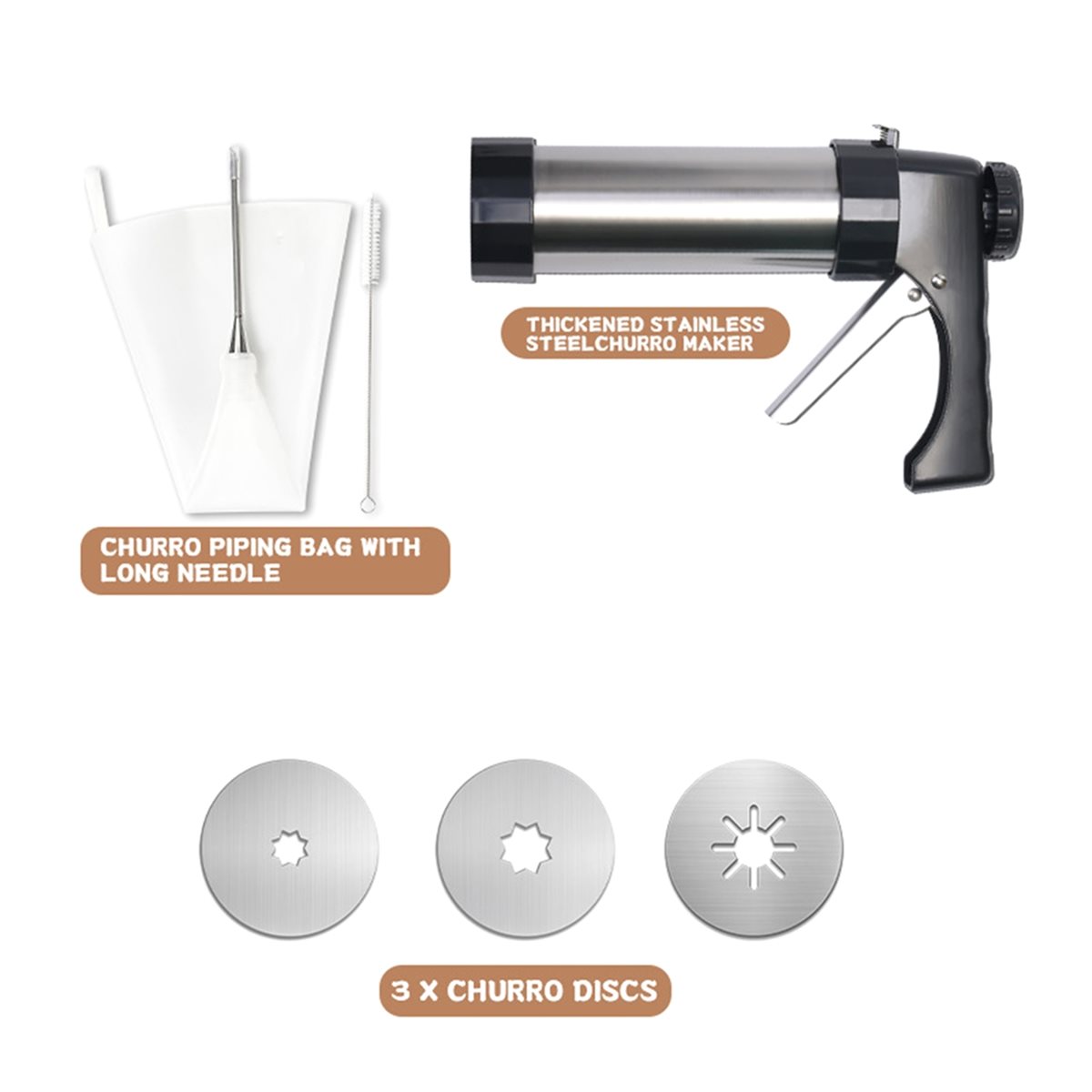 Kitchen Gadgets In Spanish - A24I Churros-Maschine für zu Hause, für