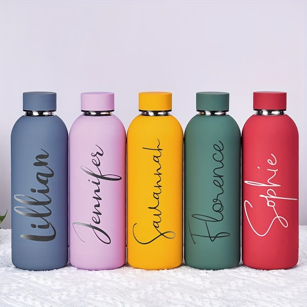 Kitchen Gadgets Organizer - Personalisierte Edelstahl-Wasserflaschen mit Namensgravur, Perfekt für