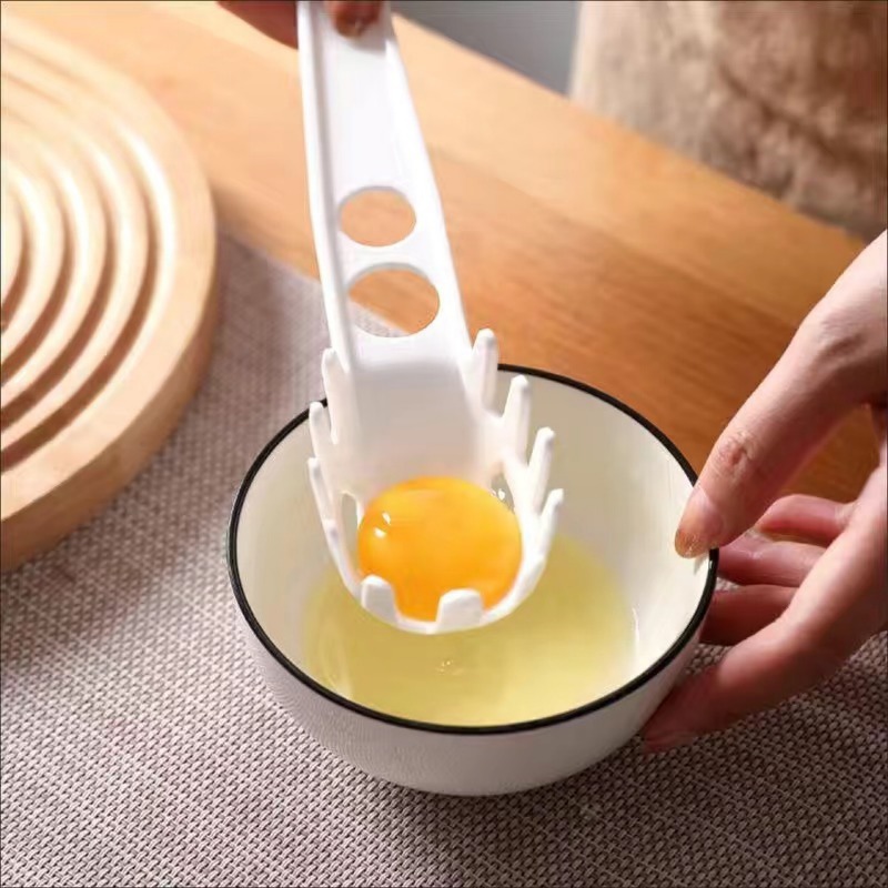 Kitchen Gadgets Pasta - Multifunktionaler Nudellöffel mit Eiertrenner, Geschlitzte Pastagabel