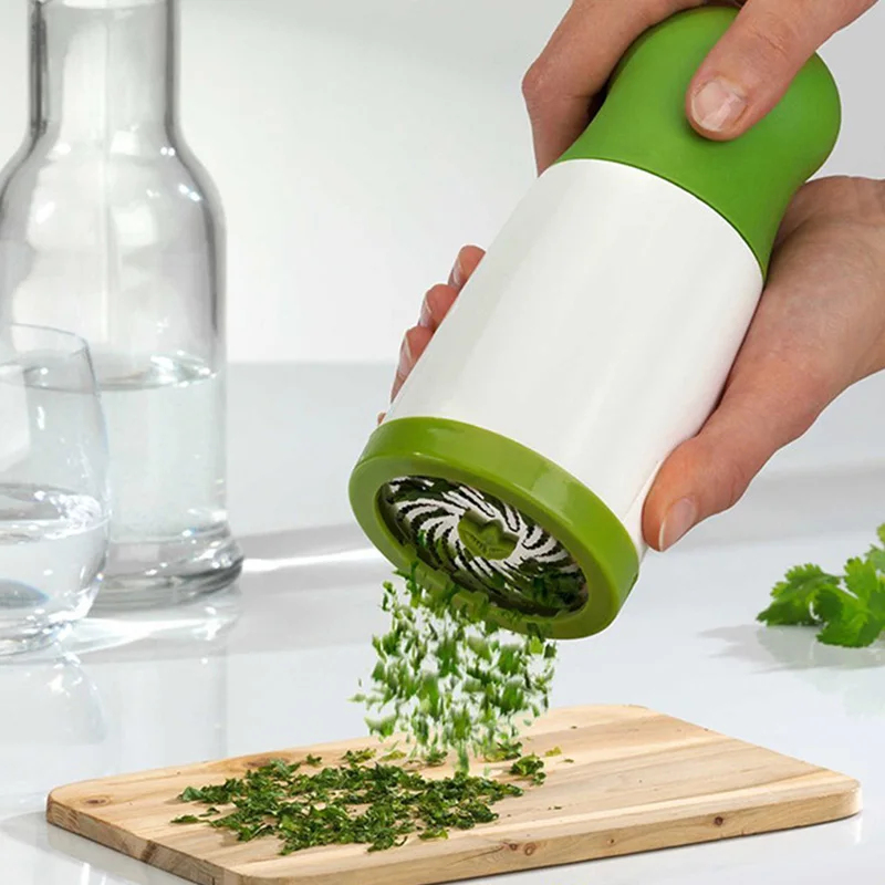 Kitchen Gadgets In China - Manuelle Kräutermühle Gewürzmühle Petersilien-Zerkleinerer Gemüseschneider Koriander-Zerkleinerer