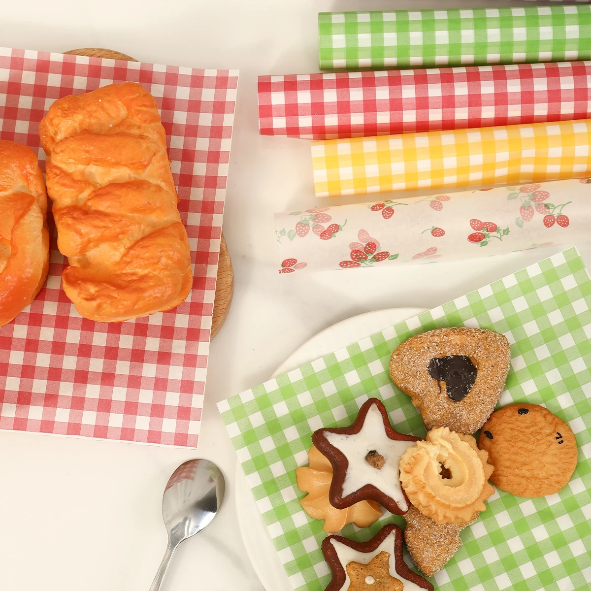 Kitchen Gadgets For Gifts - 50 Stück ölbeständiges Geschenkpapier für Brot,