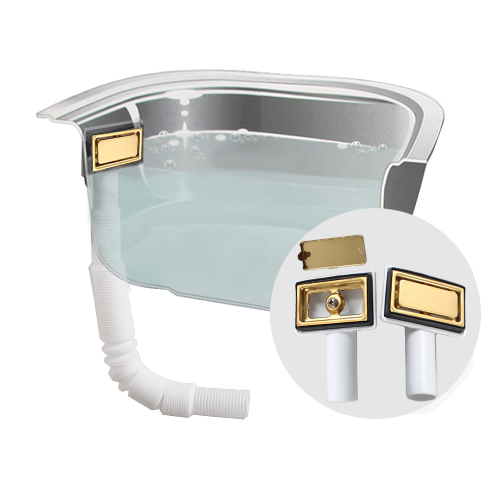 Kitchen Gadgets Gold - Talea Küchen spüle Seite quadratischer Überlauf
