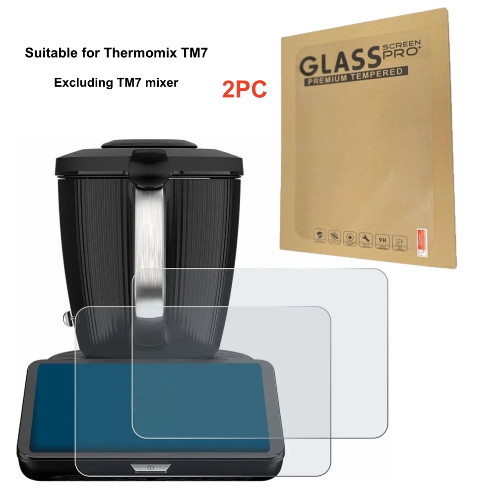 Kitchen Gadgets Thermomix - Thermomix TM7 Gehärteter Glas-Displayschutz, Rissbeständig, Kratzfest,
