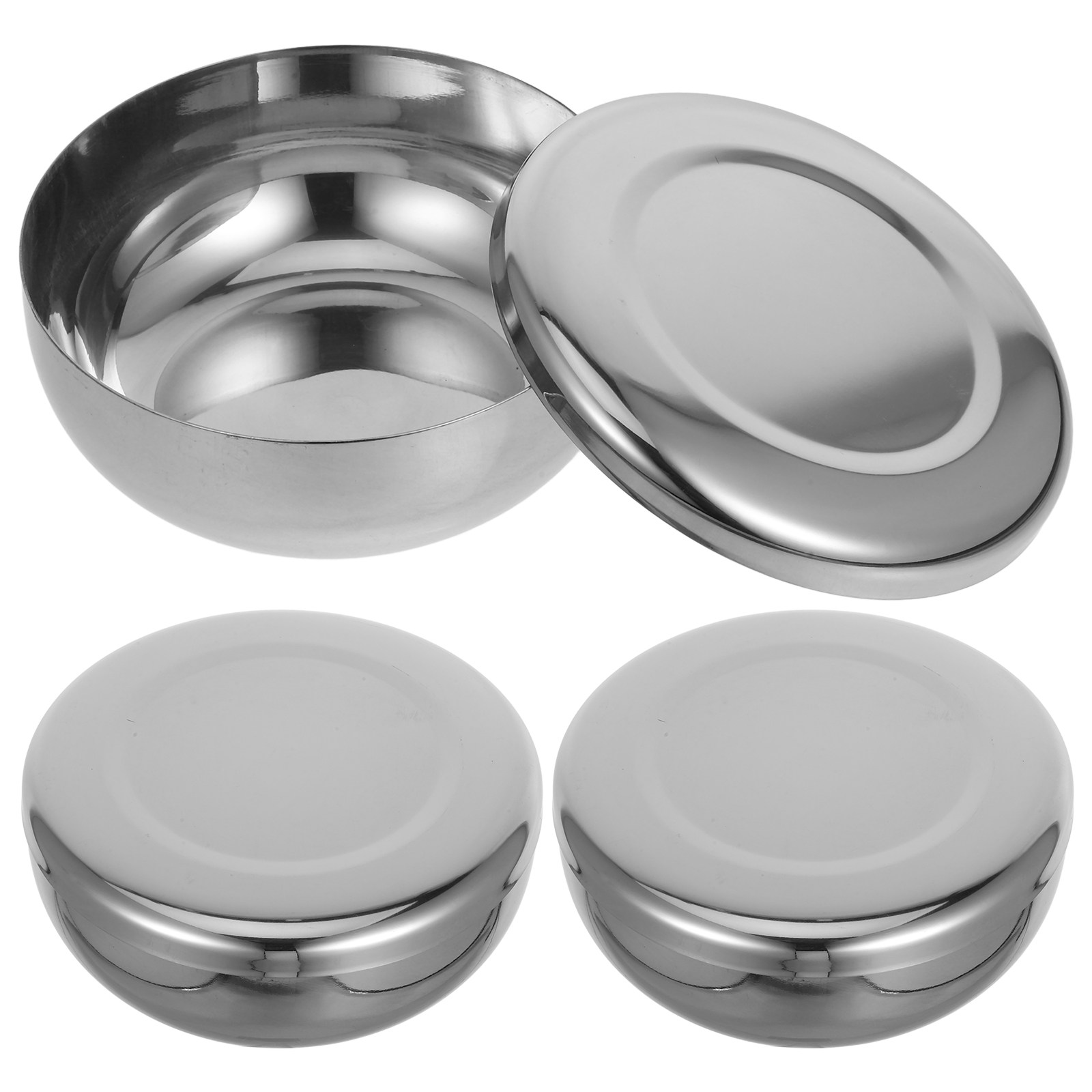 Kitchen Gadgets Gold - 3-teiliges Set Edelstahl-Reisschüsseln mit glatter Oberfläche,