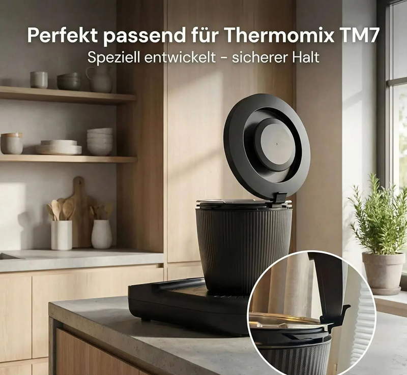 Kitchen Gadgets Thermomix - Für Thermomix TM7: Deckelverschluss-Clip zur Sicherung