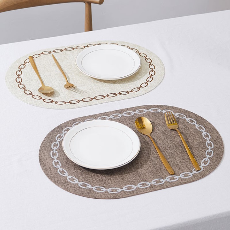 Ovales Tischset aus Kunstleder – Kitchen Gadgets Luxury Bewertung und Preis