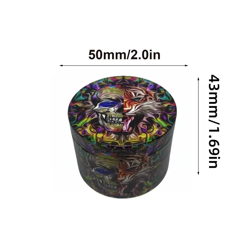 50mm Metall Schädel Kräutermüh – Kitchen Gadgets Gold Bewertung und Preis