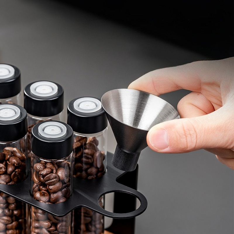 JUSTINLAU Glas-Kaffeebohnen-Au – Kitchen Gadgets Organizer Bewertung und Preis