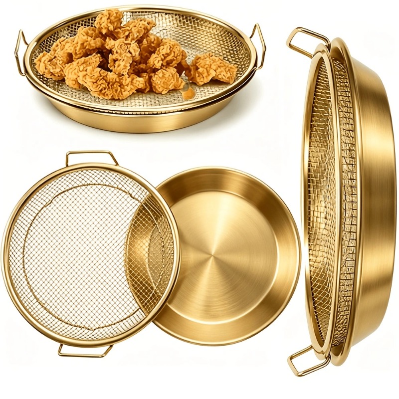 Goldfarbener, robuster Frittie – Kitchen Gadgets Gold Bewertung und Preis