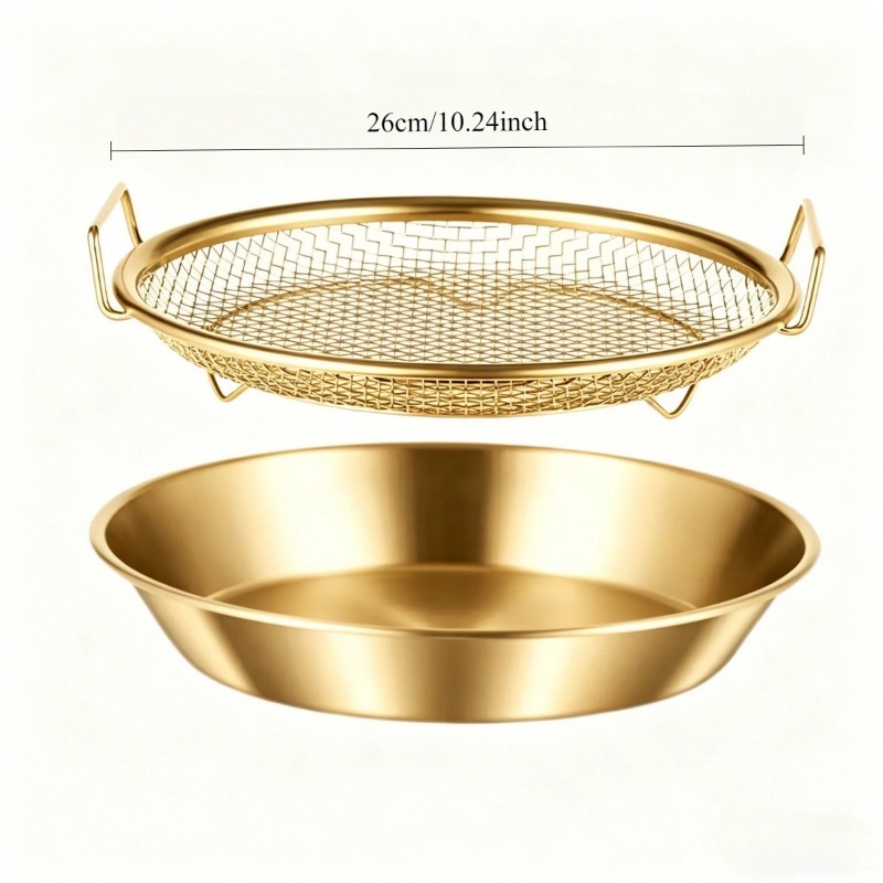 Goldfarbener, robuster Frittie – Kitchen Gadgets Gold Bewertung und Preis