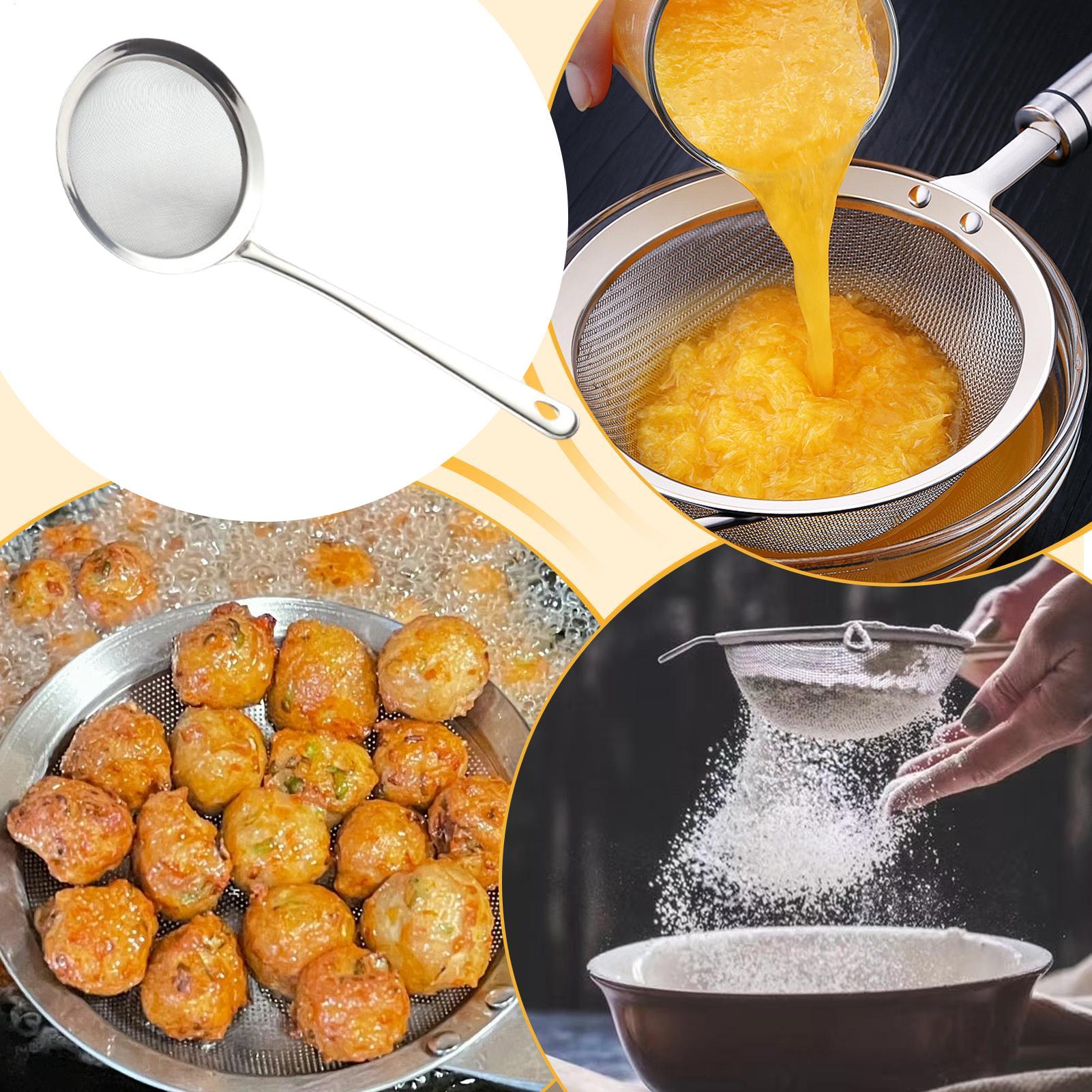 Mesh Sieb Mit Griff Sieb Löffe – Kitchen Gadgets Pasta Bewertung und Preis