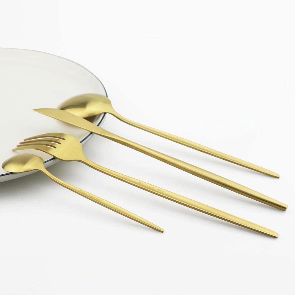 6Pcs Matte Edelstahl Teelöffel – Kitchen Gadgets Gold Bewertung und Preis