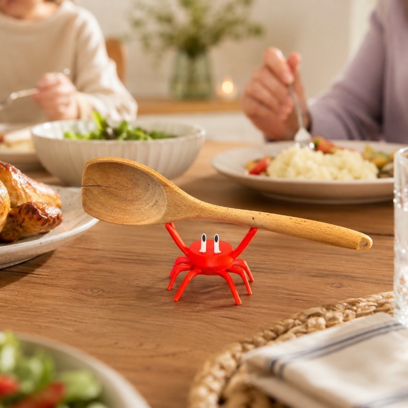 Roter Krabben-Löffelhalter, Ni – Kitchen Gadgets For Gifts Bewertung und Preis