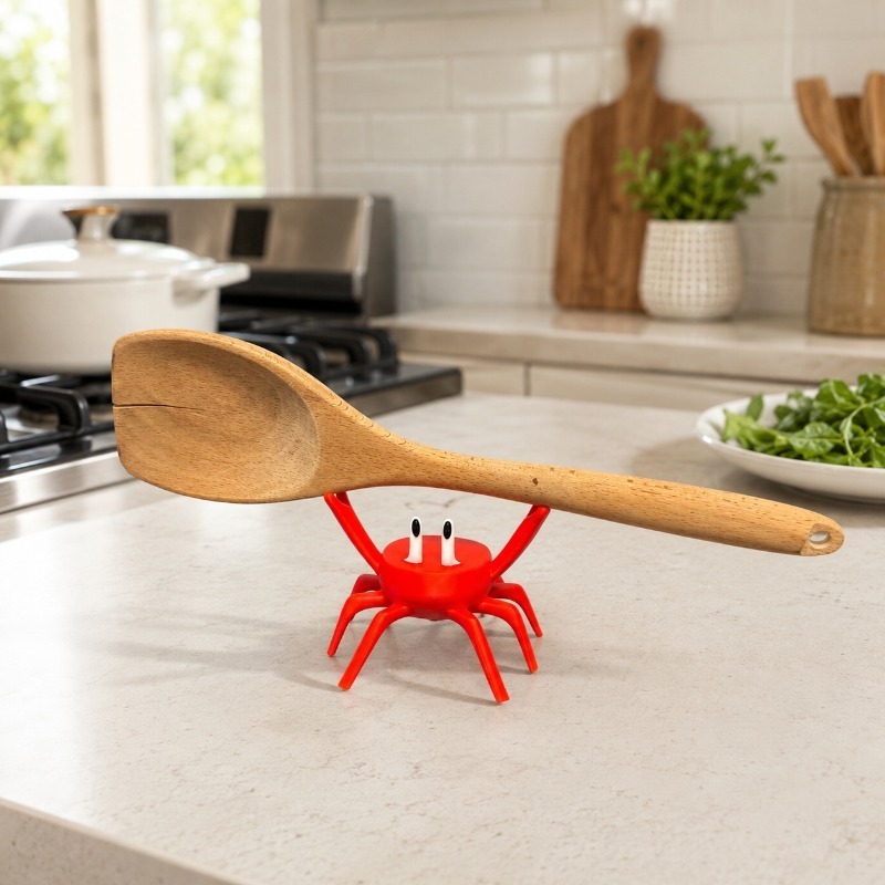 Roter Krabben-Löffelhalter, Ni – Kitchen Gadgets For Gifts Bewertung und Preis