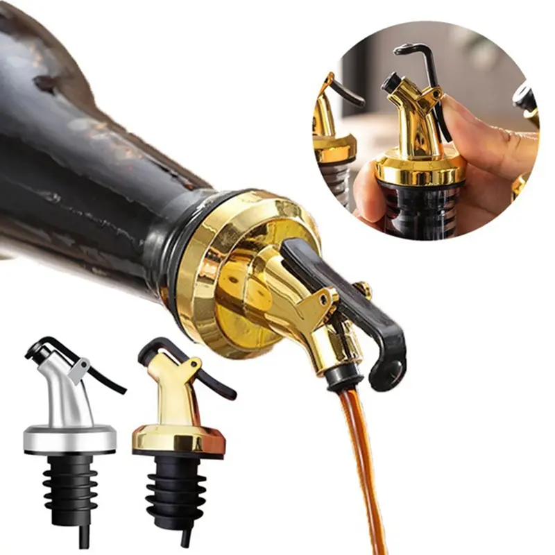 Goldene Olivenöl-Ausgießer, Öl – Kitchen Gadgets Gold Bewertung und Preis