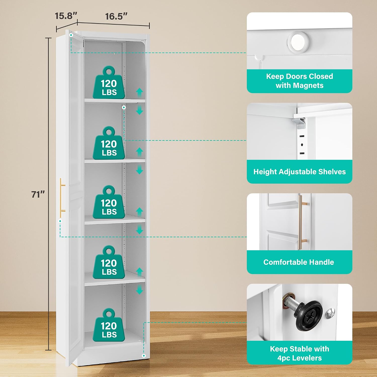 Hoher, schmaler Aufbewahrungss – Kitchen Gadgets Organizer Bewertung und Preis