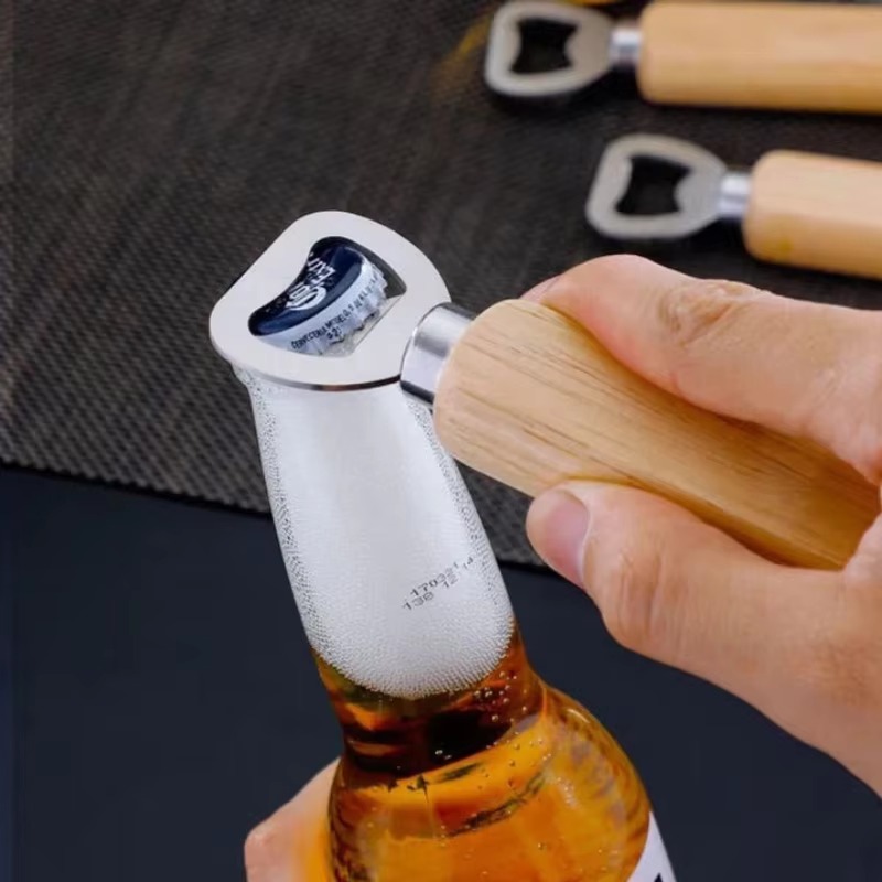 Edelstahl-Holz-Flaschenöffner  – Kitchen Gadgets For Gifts Bewertung und Preis
