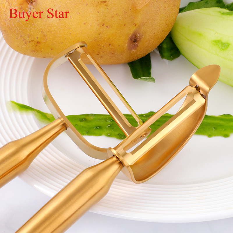 Neue Gold Obst Schäler edelsta – Kitchen Gadgets Gold Bewertung und Preis