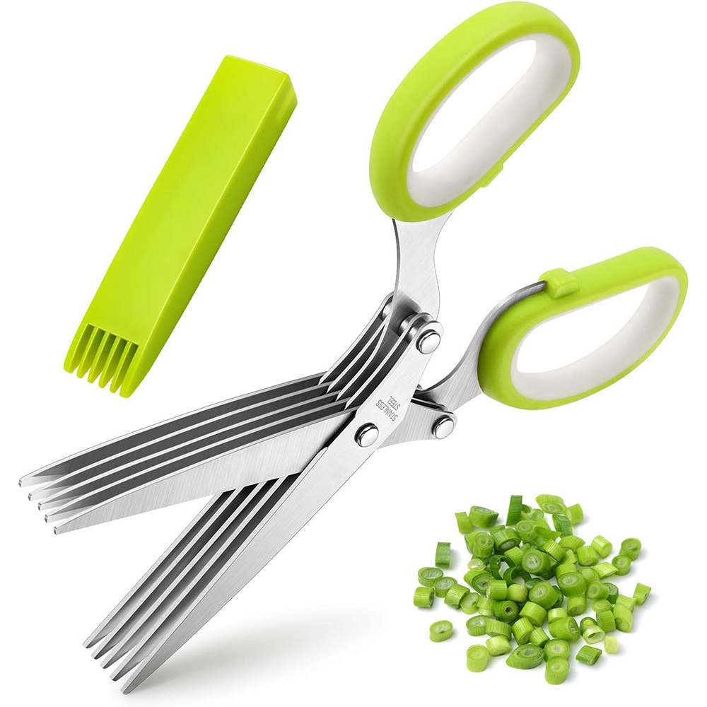 Kräuterschere, Edelstahl, 5-Kl – Herb Scissors 5 Blade Bewertung und Preis