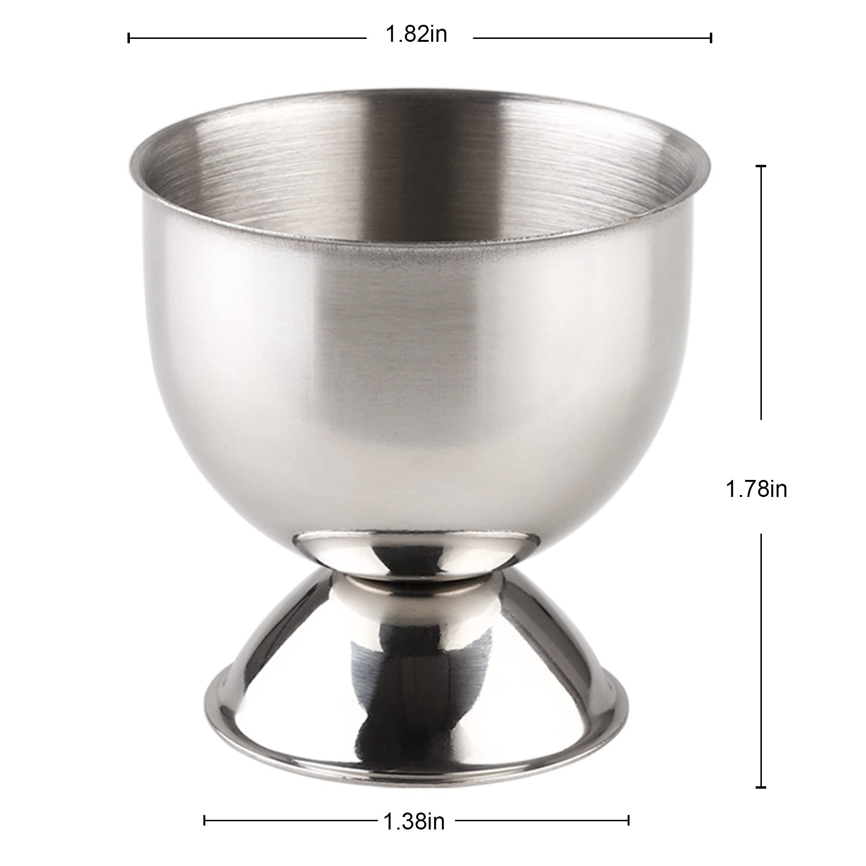 Eierbecher-Set aus Edelstahl,  – Kitchen Gadgets For Gifts Bewertung und Preis