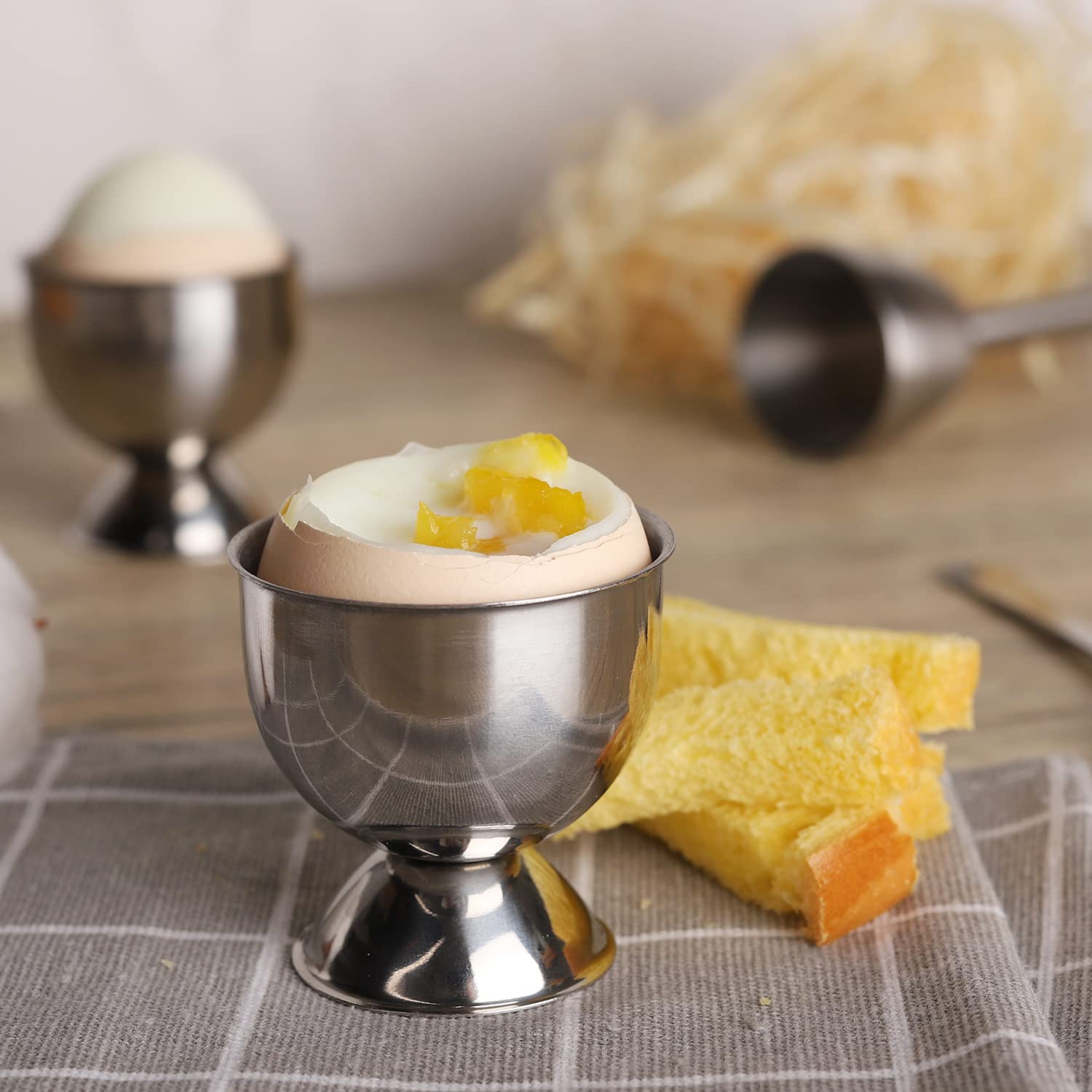 Eierbecher-Set aus Edelstahl,  – Kitchen Gadgets For Gifts Bewertung und Preis