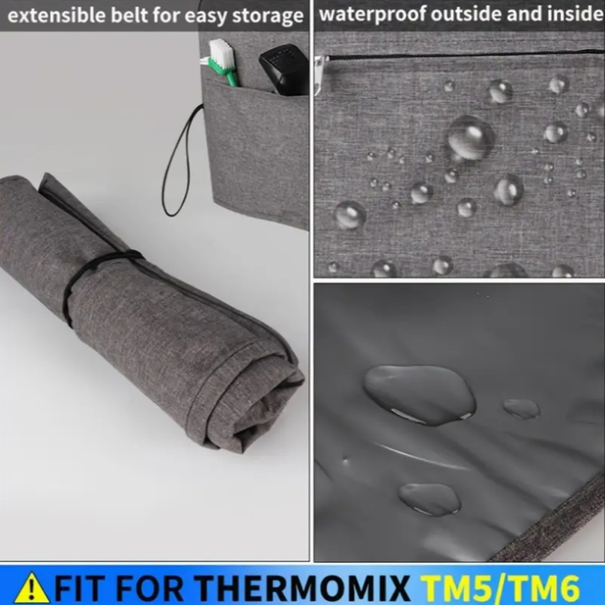 Graue Oxford-Stoff Thermomix T – Kitchen Gadgets Thermomix Bewertung und Preis